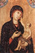 Duccio di Buoninsegna Madonna with Child and Two Angels (Crevole Madonna) dfg China oil painting reproduction